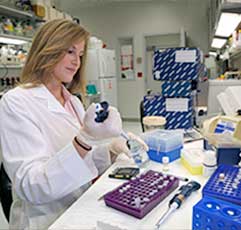 69þƷ Researcher working in a laboratory